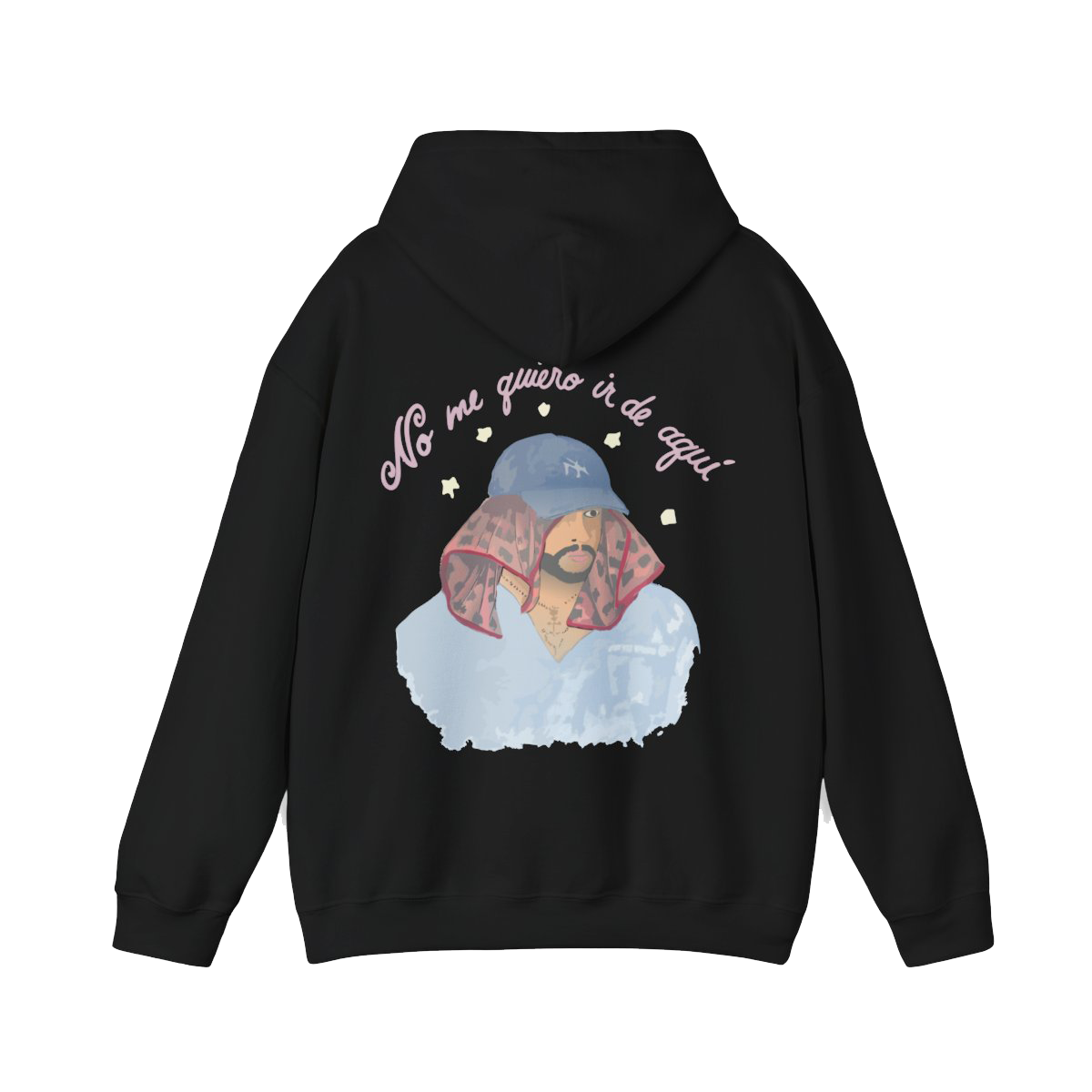 Bad Bunny No me quiero ir Hoodie Bad Bunny Merch | DTMF Merch