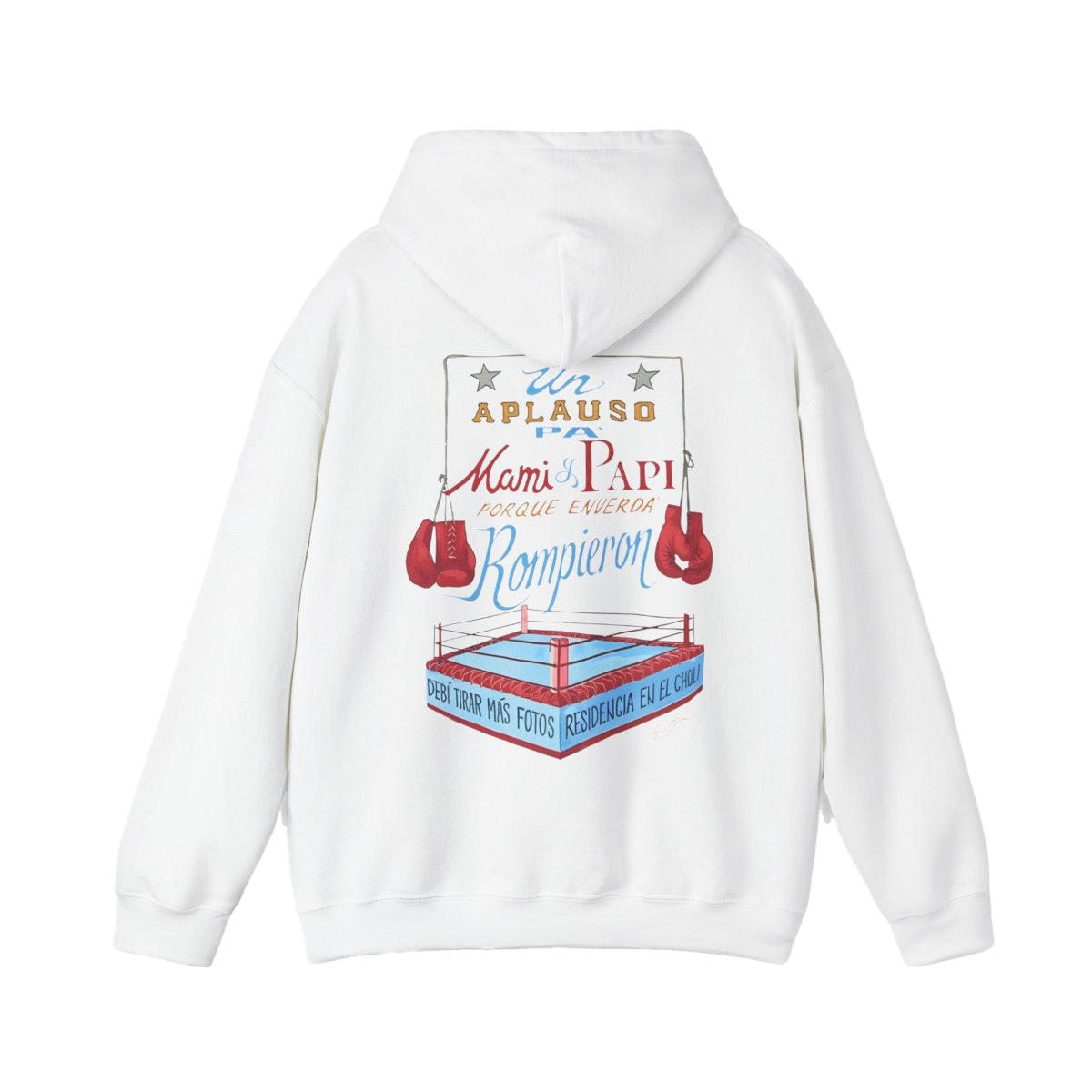 Bad Bunny Boxing Hoodie Bad Bunny Merch | DTMF Merch