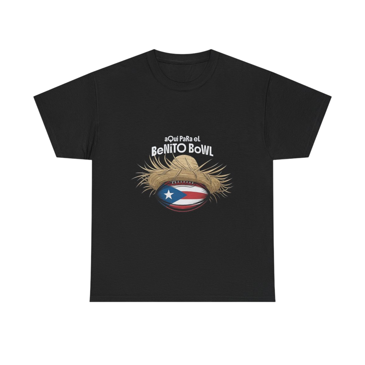 Bad Bunny Aqui Para el Benito Bowl T-Shirt | Bad Bunny Merch | DTMF Merch
