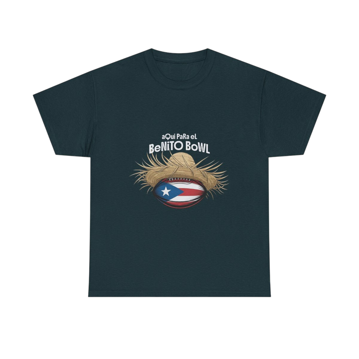 Bad Bunny Aqui Para el Benito Bowl T-Shirt | Bad Bunny Merch | DTMF Merch