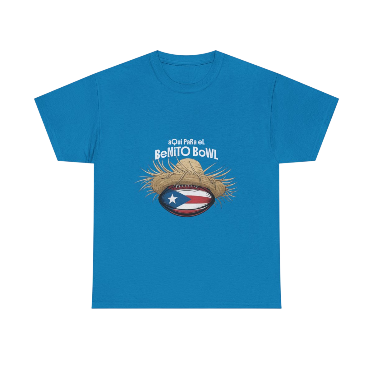 Bad Bunny Aqui Para el Benito Bowl T-Shirt | Bad Bunny Merch | DTMF Merch