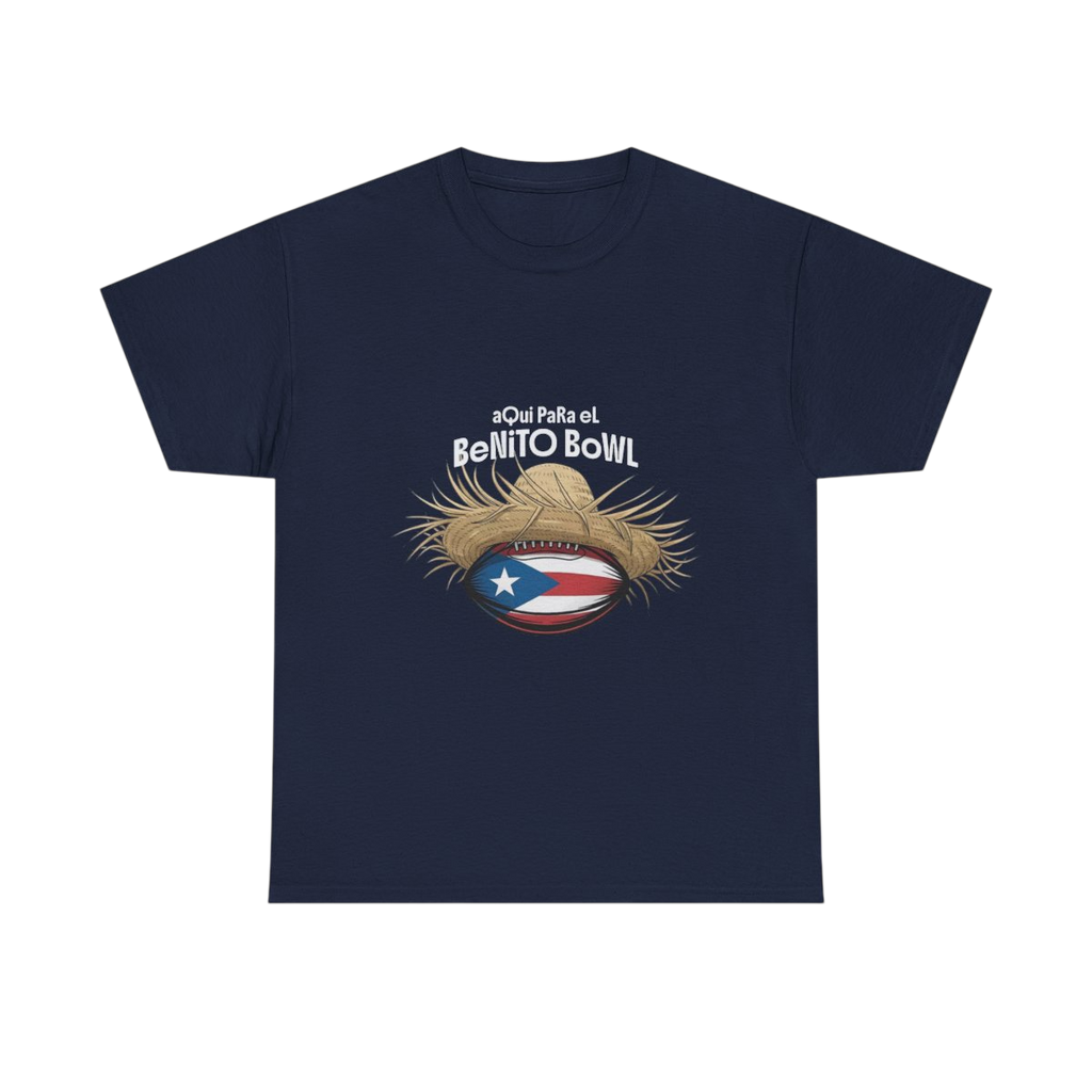 Bad Bunny Aqui Para el Benito Bowl T-Shirt | Bad Bunny Merch | DTMF Merch