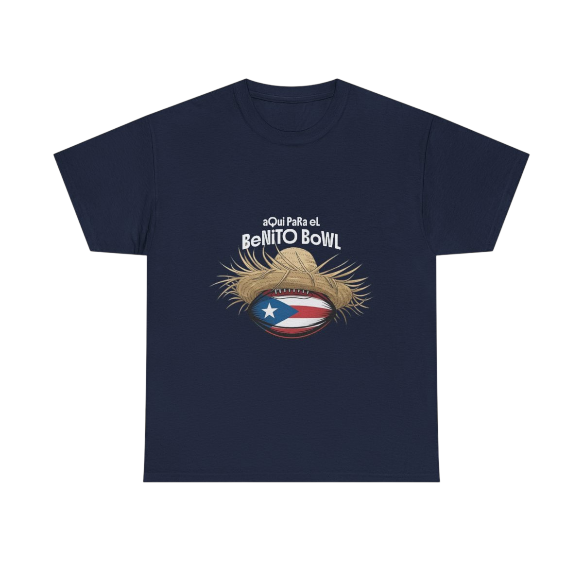 Bad Bunny Aqui Para el Benito Bowl T-Shirt | Bad Bunny Merch | DTMF Merch