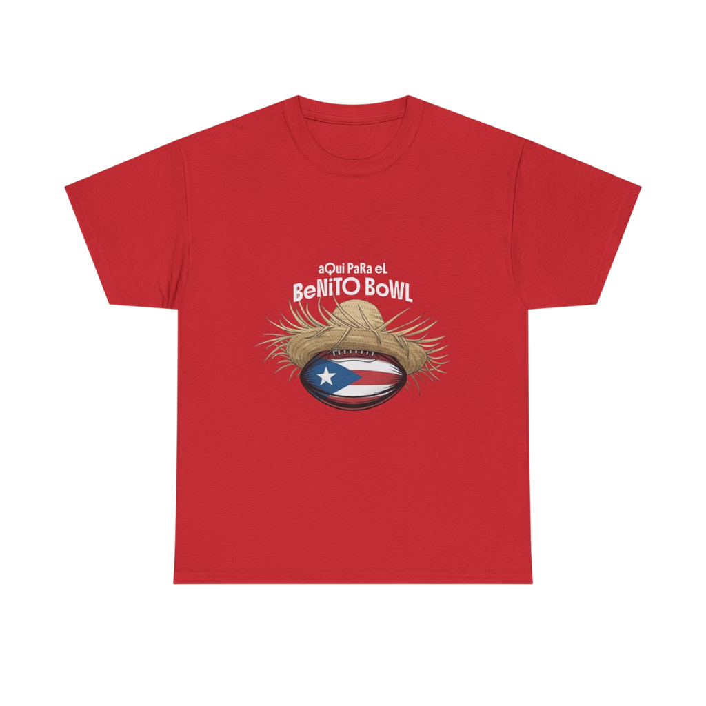 Bad Bunny Aqui Para el Benito Bowl T-Shirt | Bad Bunny Merch | DTMF Merch