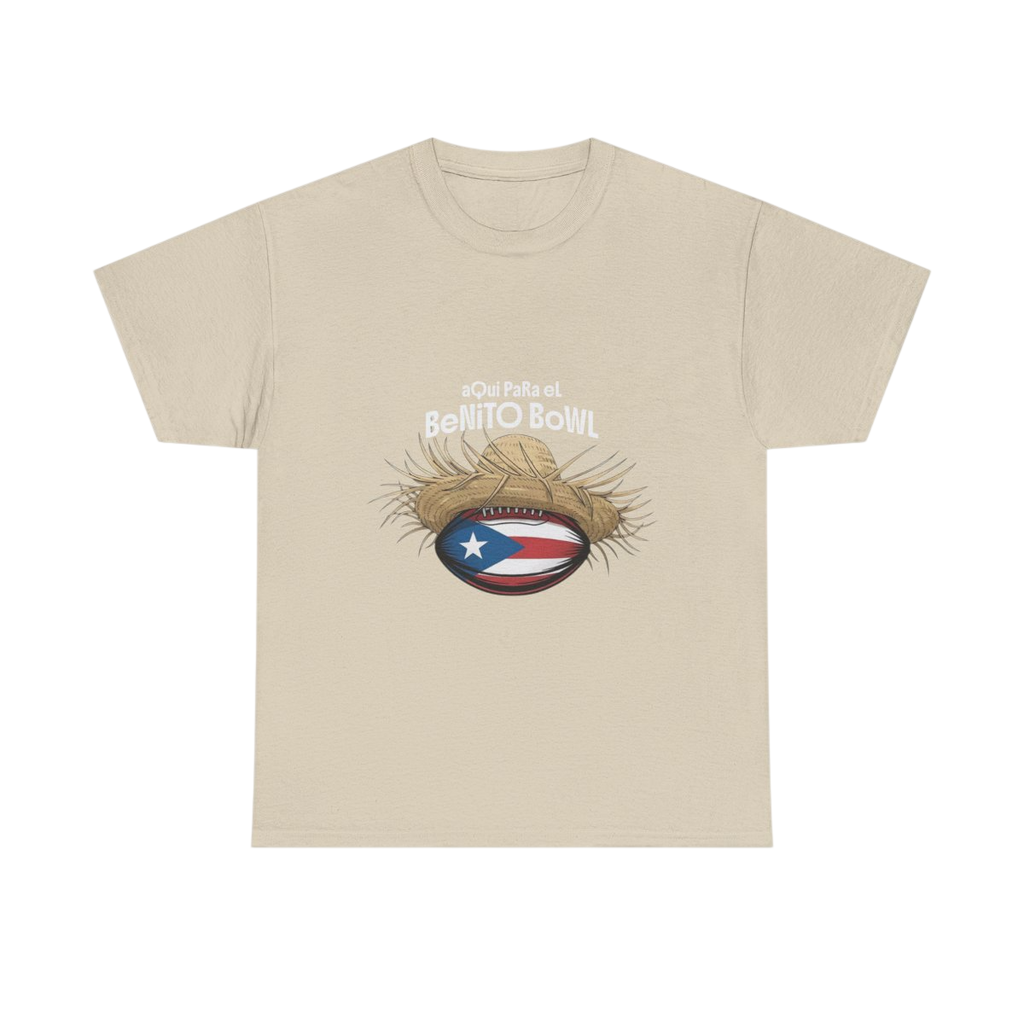 Bad Bunny Aqui Para el Benito Bowl T-Shirt | Bad Bunny Merch | DTMF Merch