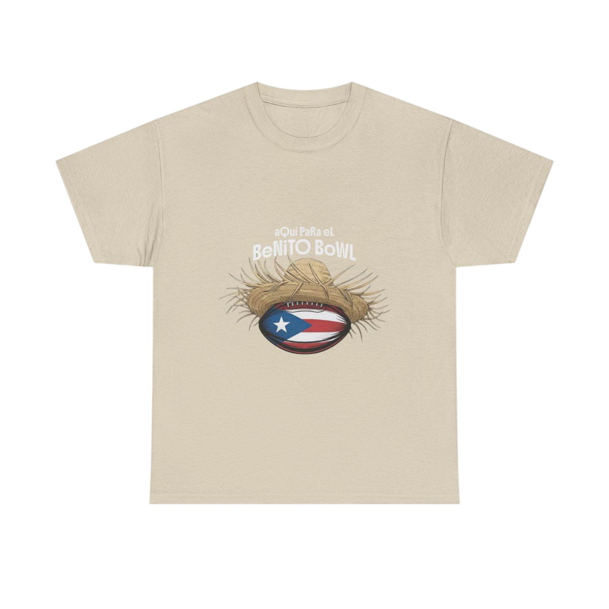 Bad Bunny Aqui Para el Benito Bowl T-Shirt | Bad Bunny Merch | DTMF Merch