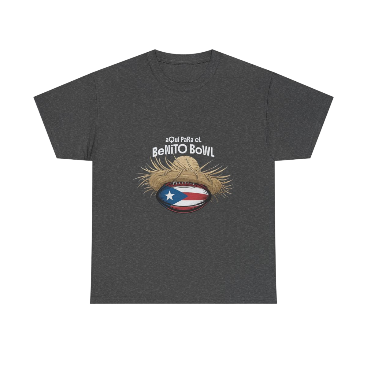 Bad Bunny Aqui Para el Benito Bowl T-Shirt | Bad Bunny Merch | DTMF Merch