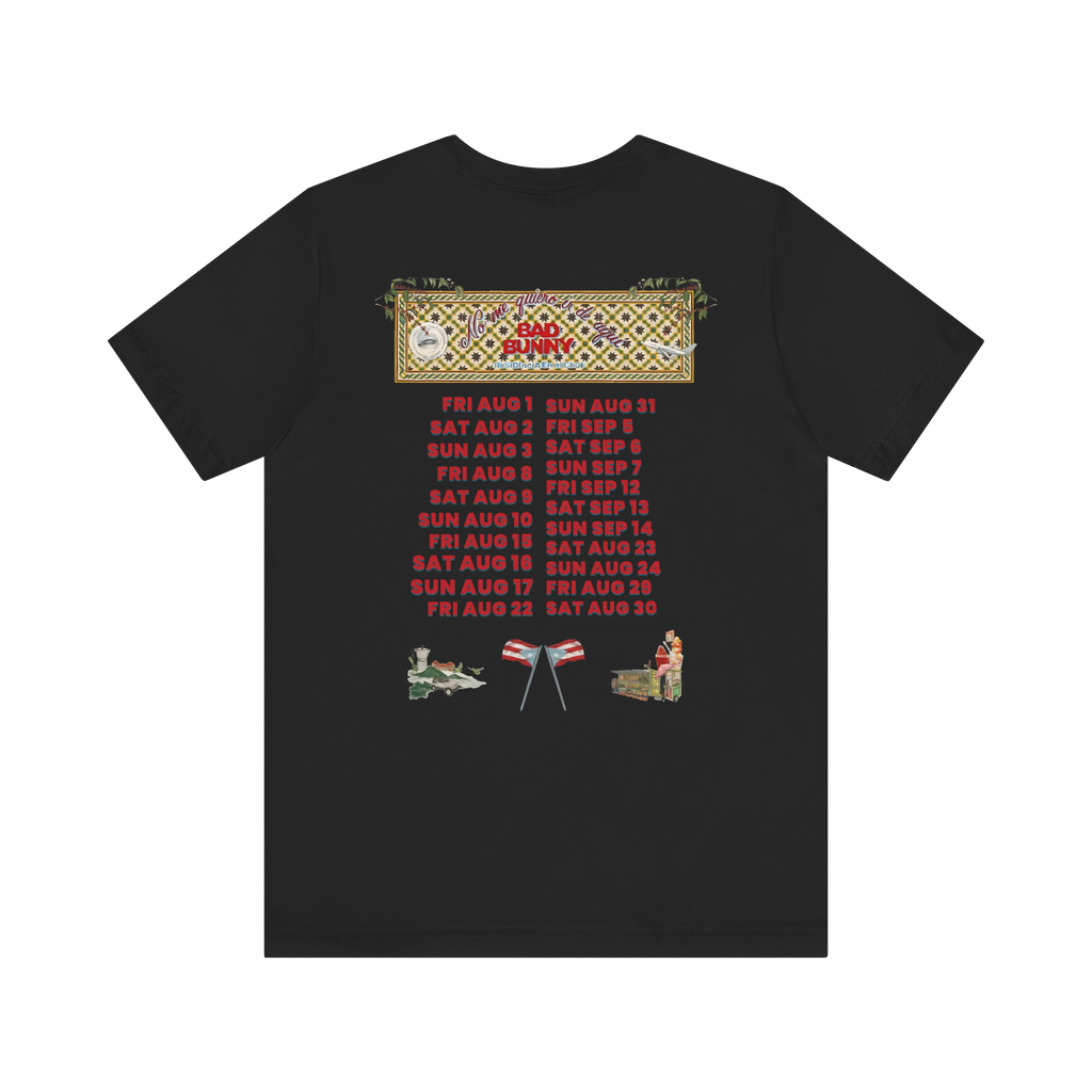 Bad Bunny Concho Tour Dates Tee Bad Bunny Merch | DTMF Merch