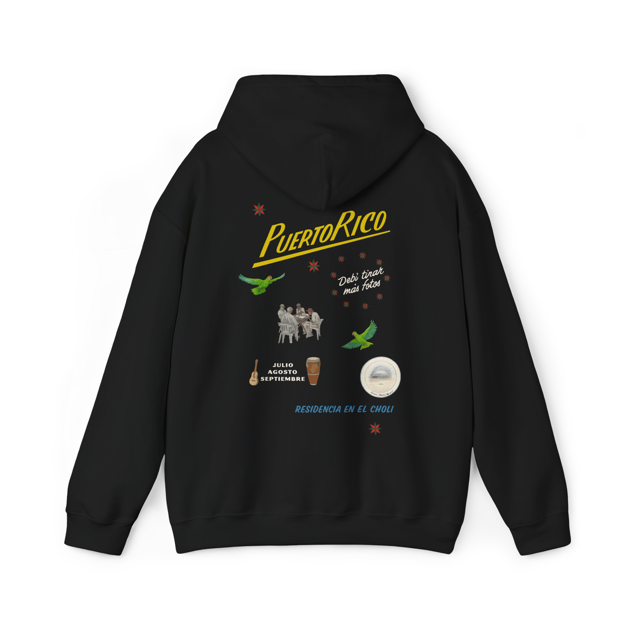 Bad Bunny No Me Quiero Ir PR Hoodie Bad Bunny Merch | DTMF Merch