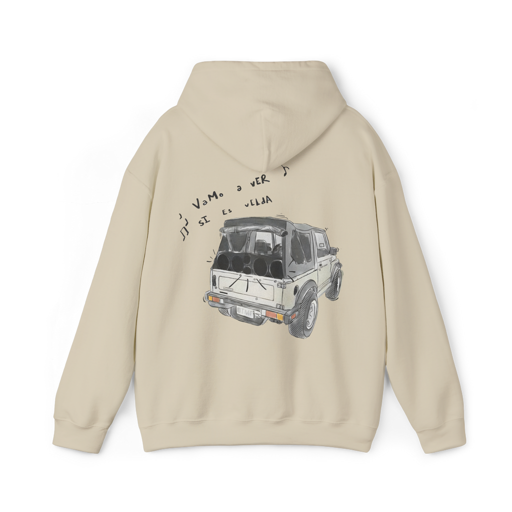 Bad Bunny Vamo a ver si es velda Hoodie Bad Bunny Merch | DTMF Merch