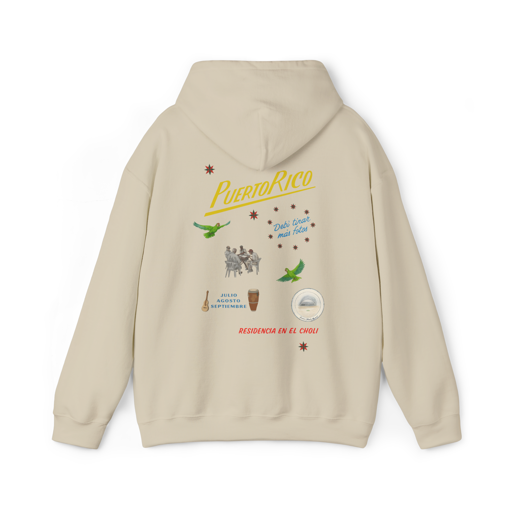 Bad Bunny No Me Quiero Ir PR Hoodie Bad Bunny Merch | DTMF Merch