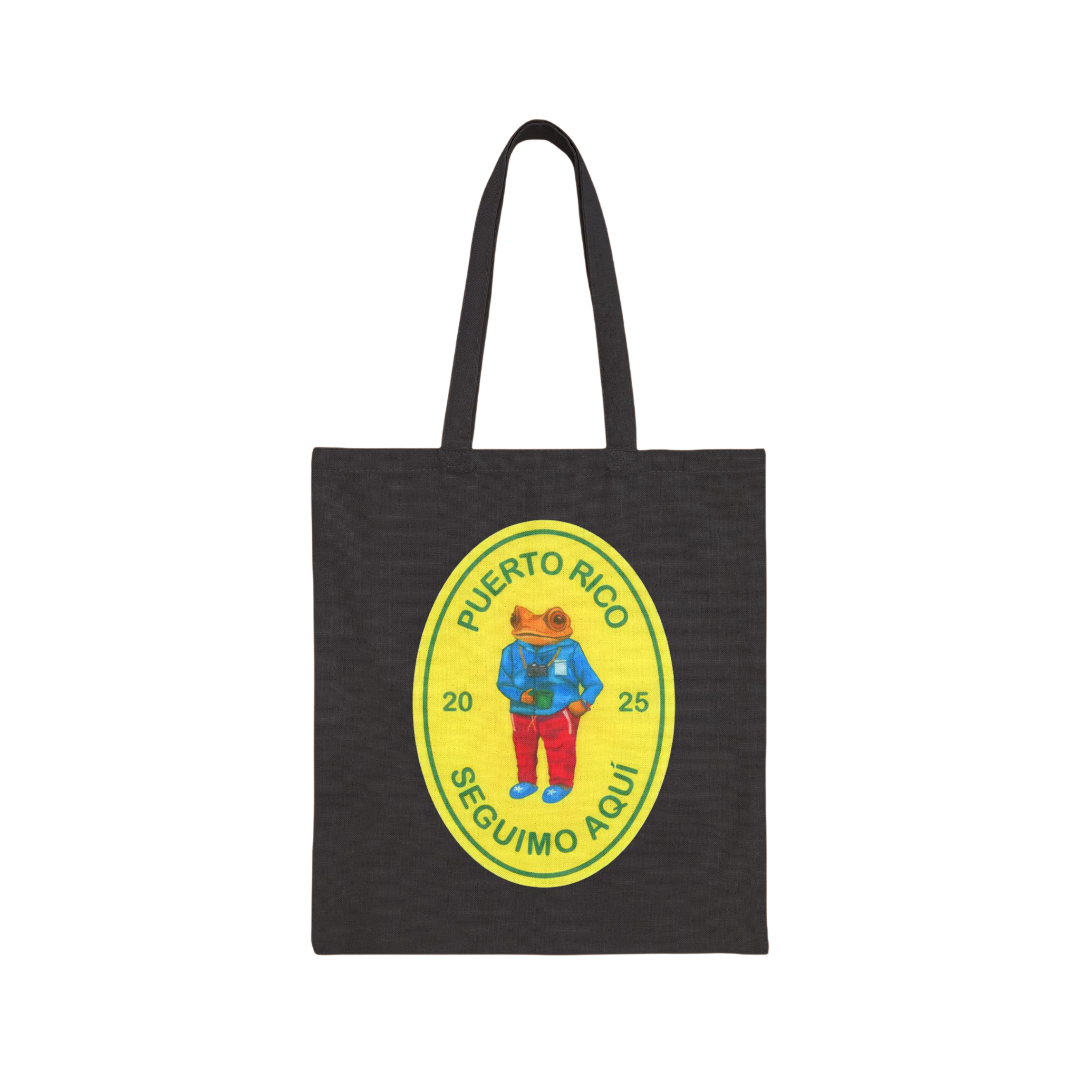Bad Bunny Concho Tour Dates Black Tote Bag  | Bad Bunny Merch | DTMF Merch