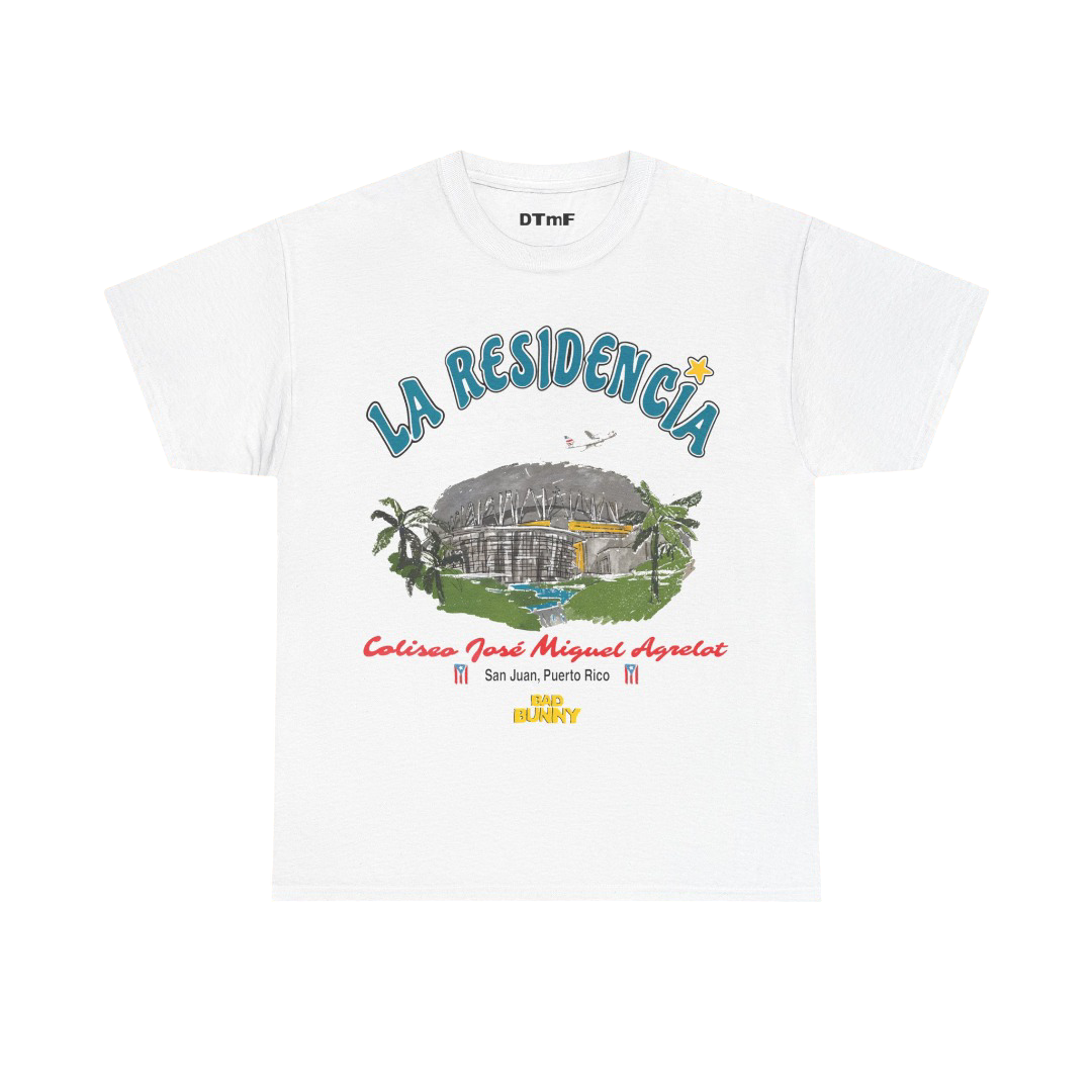 Bad Bunny La Residencia Tee Bad Bunny Merch | DTMF Merch