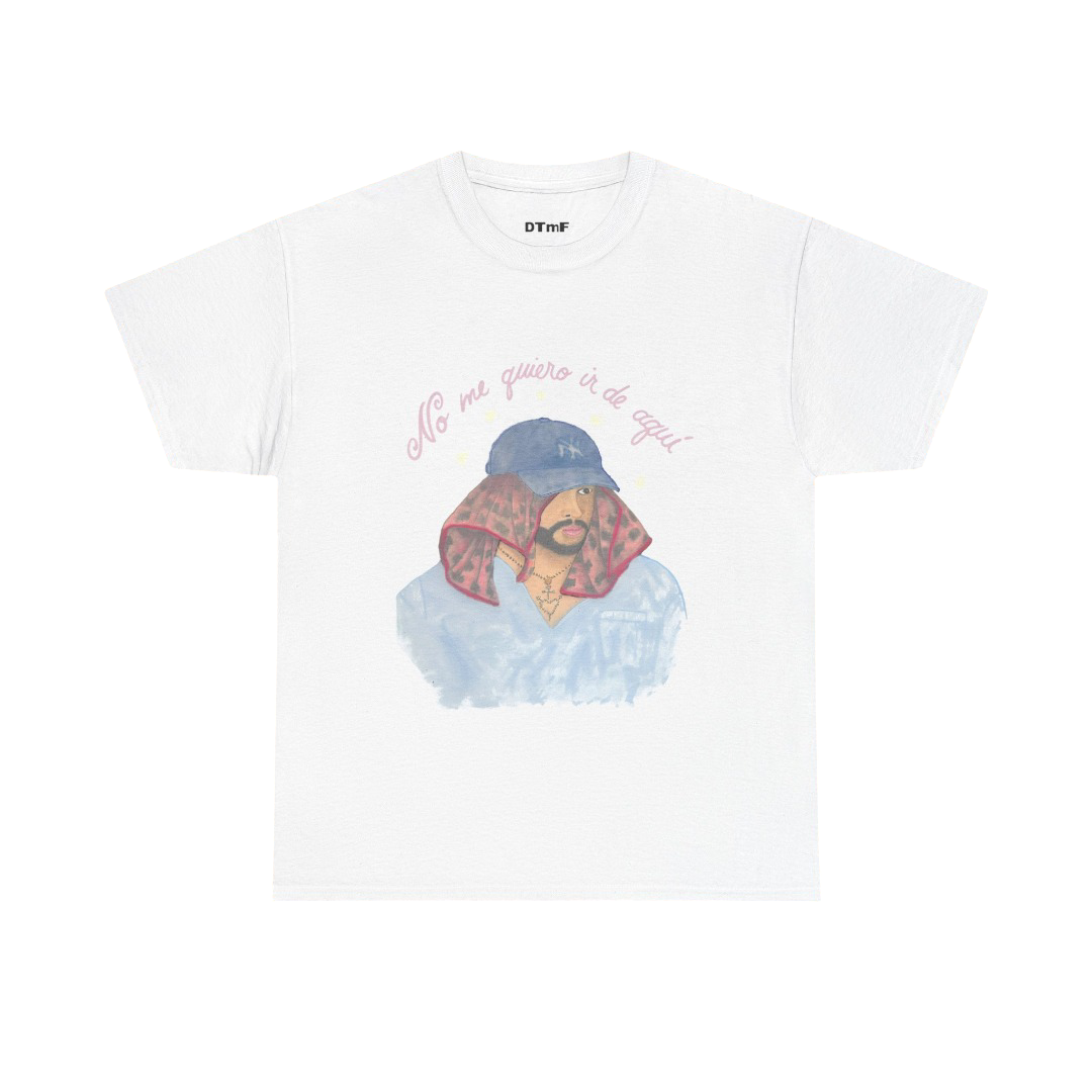 Bad Bunny No Me Quiro White Tee Bad Bunny Merch | DTMF Merch