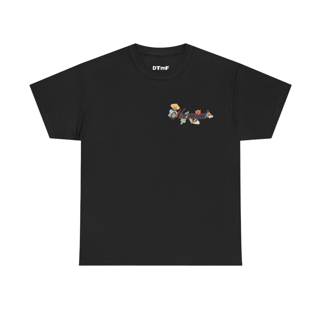 Bad Bunny Nuevayol Black Tee Bad Bunny Merch | DTMF Merch