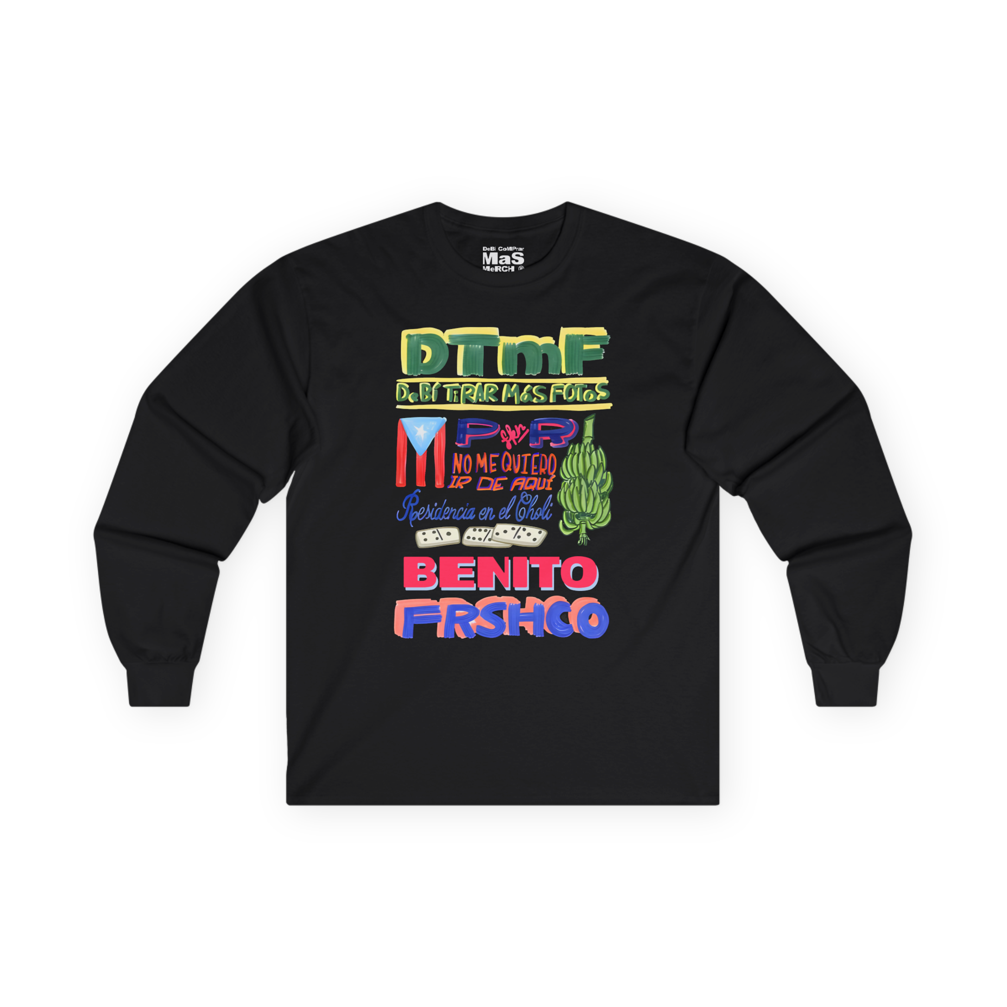 Bad Bunny Residencia Long Sleeve Bad Bunny Merch | DTMF Merch