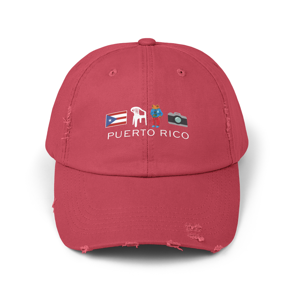 Bad Bunny PR Distressed Cap | Bad Bunny Merch | DTMF Merch