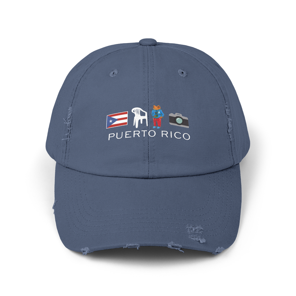 Bad Bunny PR Distressed Cap | Bad Bunny Merch | DTMF Merch