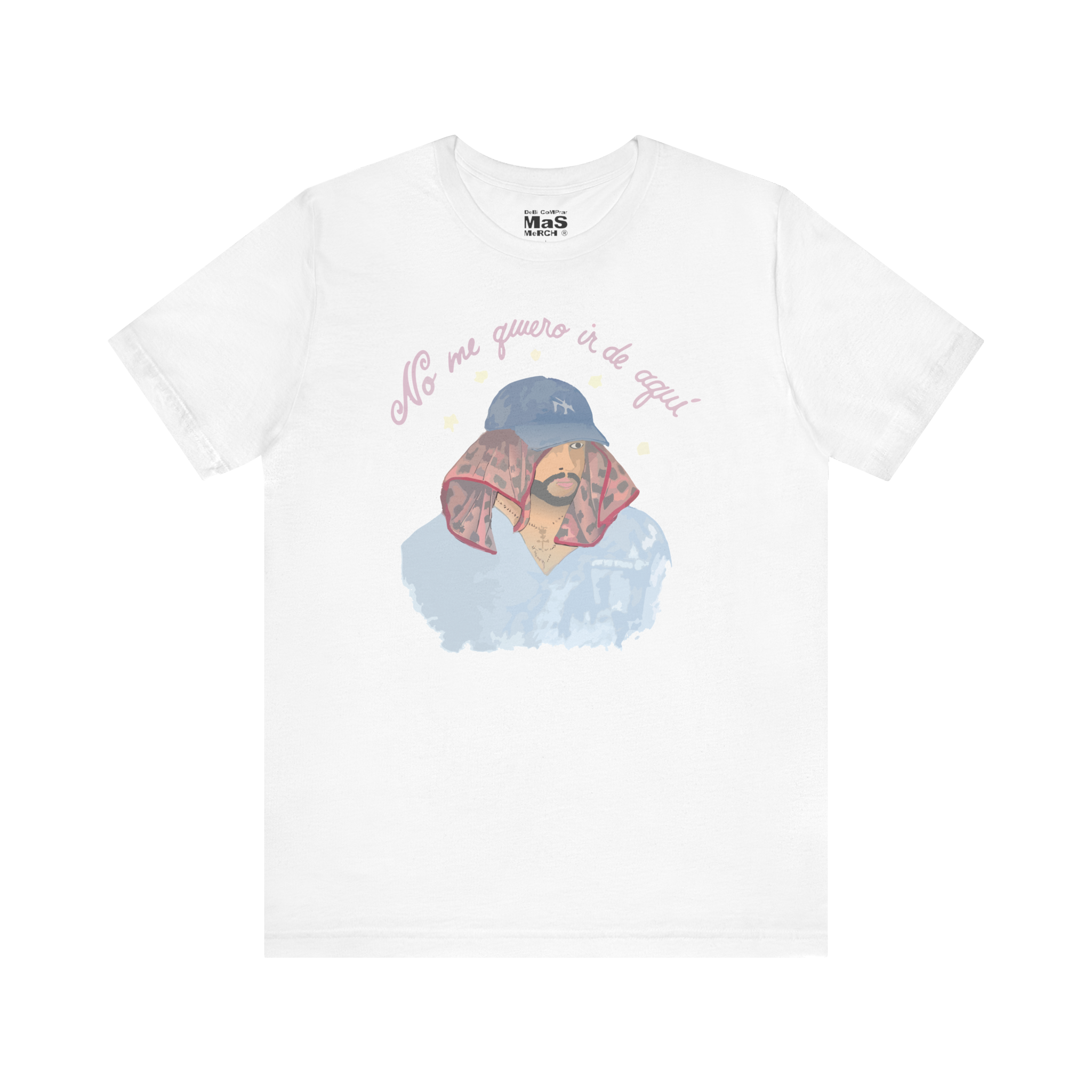 Bad Bunny No Me Quiero Ir Tee Bad Bunny Merch | DTMF Merch