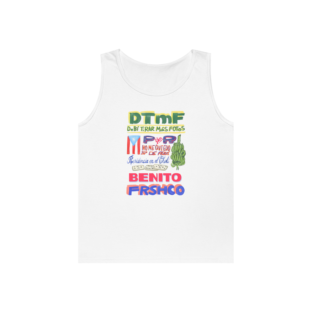 Bad Bunny Residencia Tank Top Bad Bunny Merch | DTMF Merch