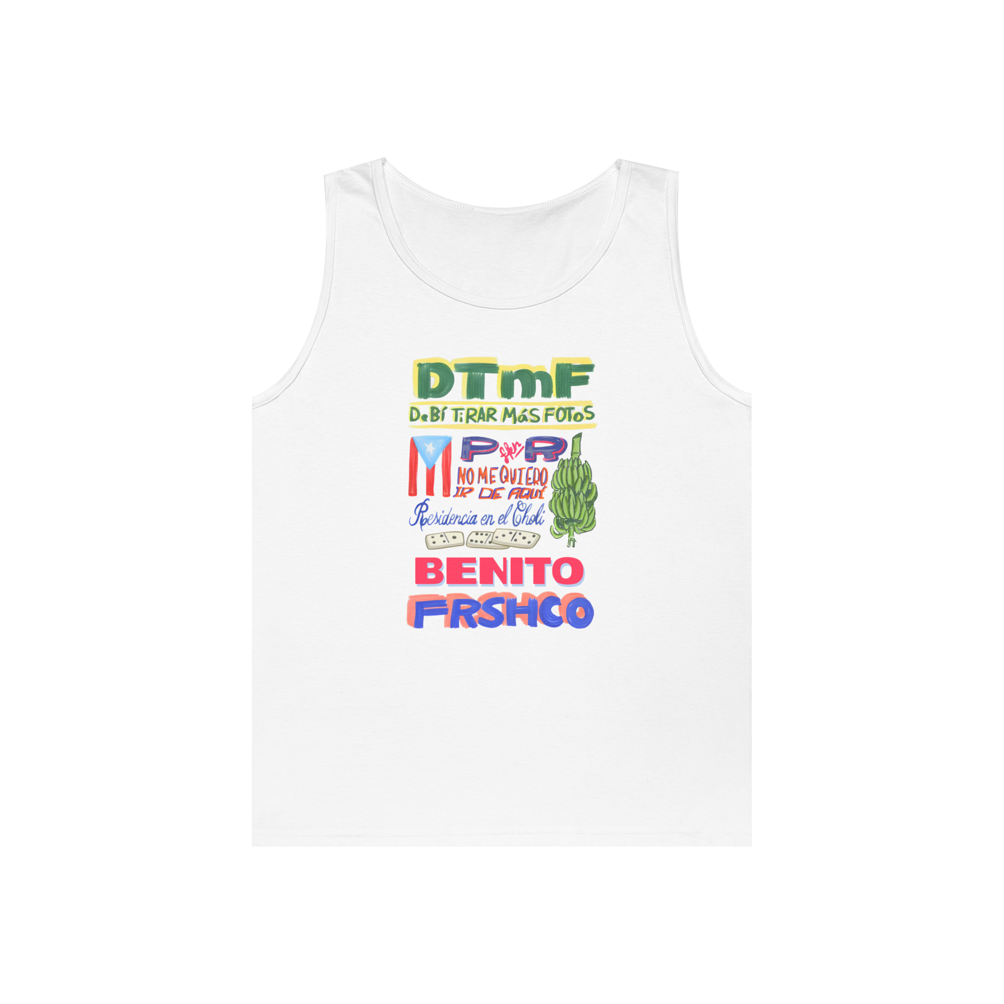 Bad Bunny Residencia Tank Top Bad Bunny Merch | DTMF Merch