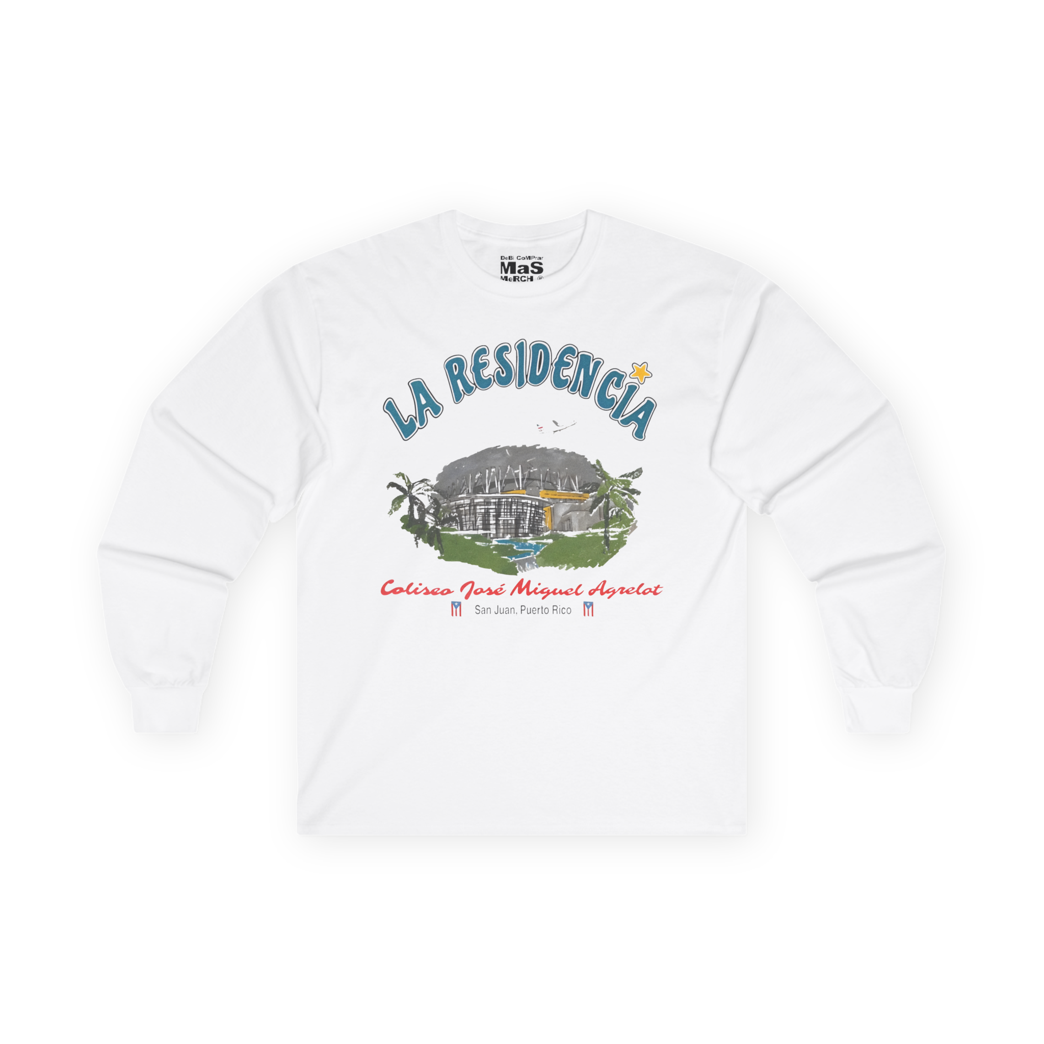 Bad Bunny Bad Bunny La Residencia Long Sleeve Bad Bunny Merch | DTMF Merch