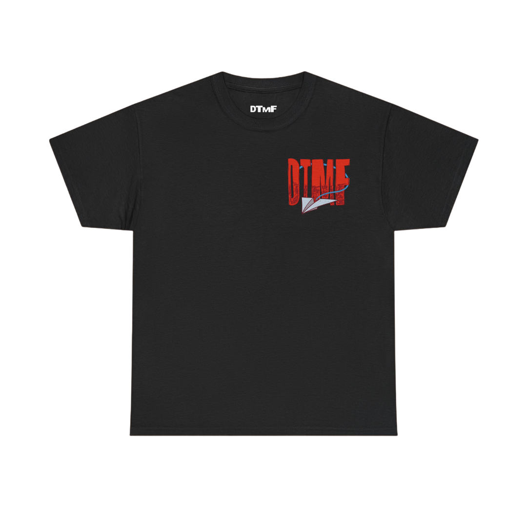 Bad Bunny World Tour Black Graphic Tee Bad Bunny Merch | DTMF Merch