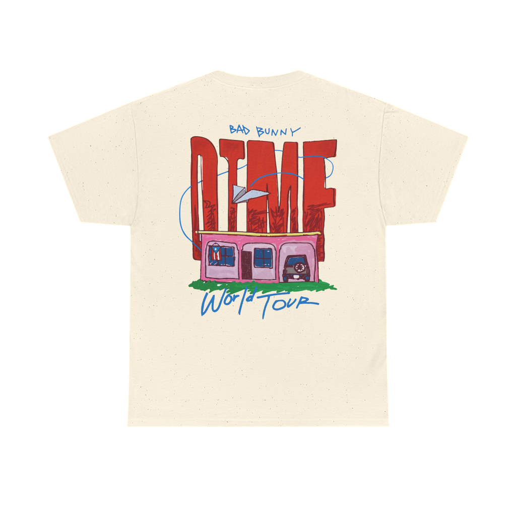 Bad Bunny World Tour Graphic Tee Bad Bunny Merch | DTMF Merch