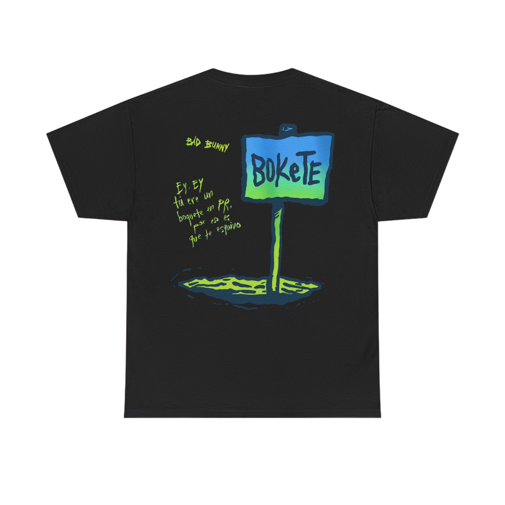 Bad Bunny World Tour Signage Graphic Tee Bad Bunny Merch | DTMF Merch