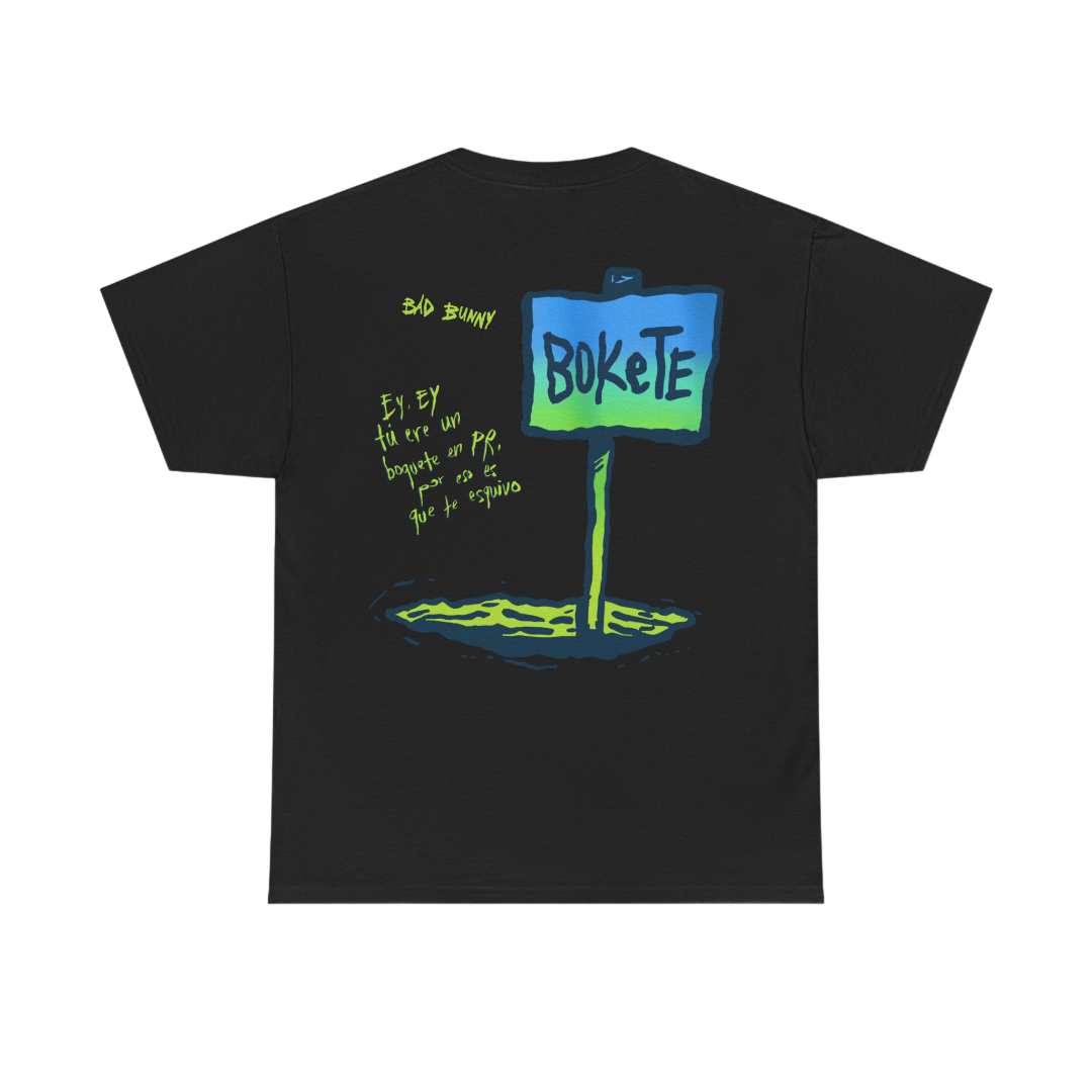 Bad Bunny World Tour Signage Graphic Tee Bad Bunny Merch | DTMF Merch