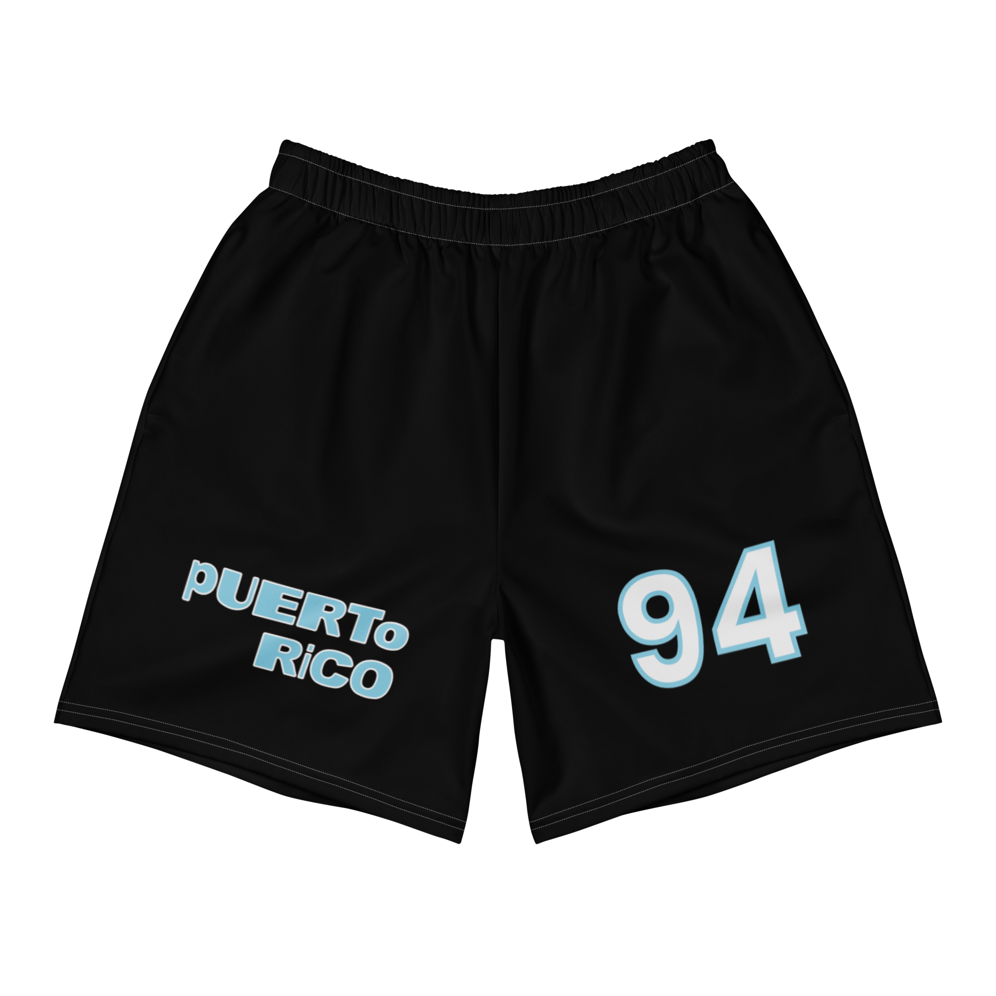 Bad Bunny PR 94 Black Shorts  Bad Bunny Merch | DTMF Merch