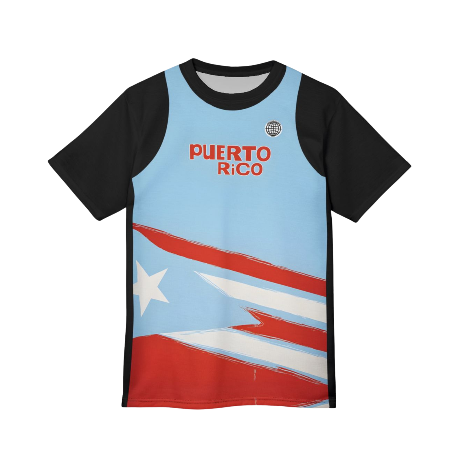 Bad Bunny PR Full Black Jersey Tee Bad Bunny Merch | DTMF Merch
